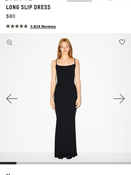 SKIMS Dresses & Skirts - SKIMS fits Everybody Black Long Slip Maxi Dress. NWT.